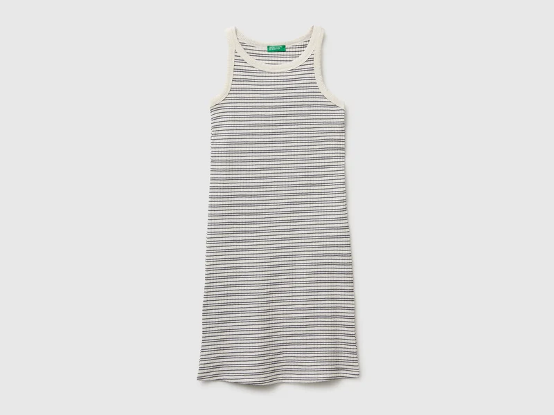 Gestreiftes Midikleid