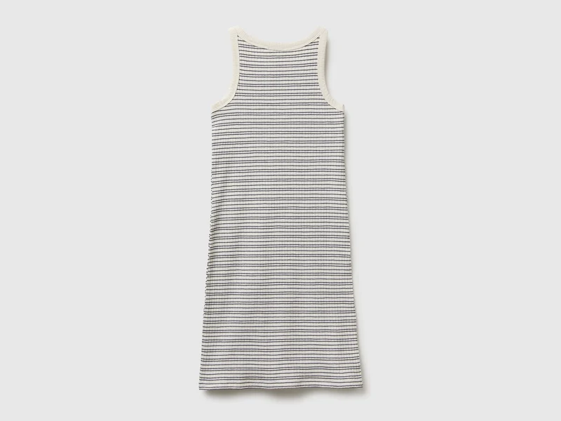 Gestreiftes Midikleid