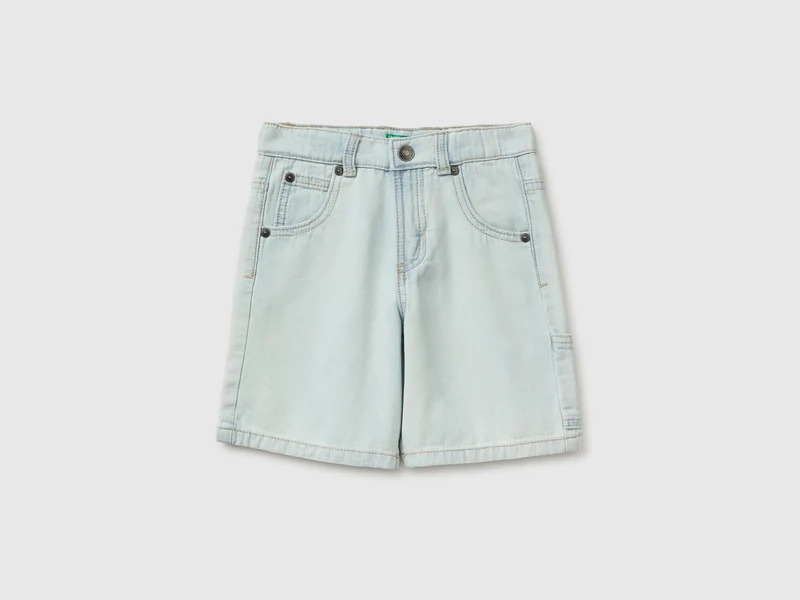 Jeans-Bermudas