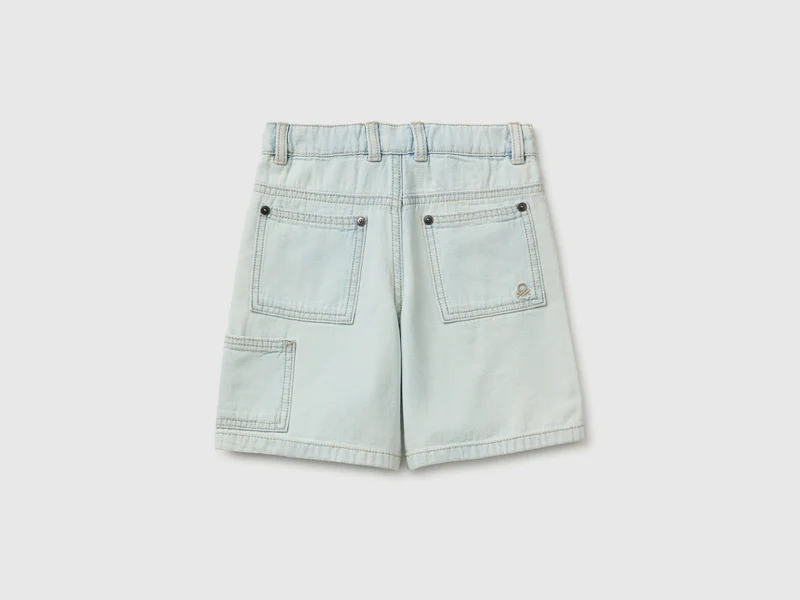 Jeans-Bermudas