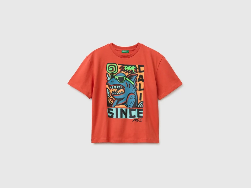 Kurzärmeliges T-Shirt mit Aufdruck