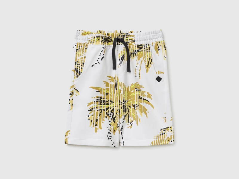 Bedrucktes Sweatshirt, Bermudashorts