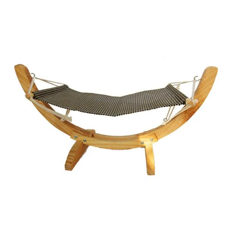Wooden Cat Hammock - Stylish Pet Bed for Cats