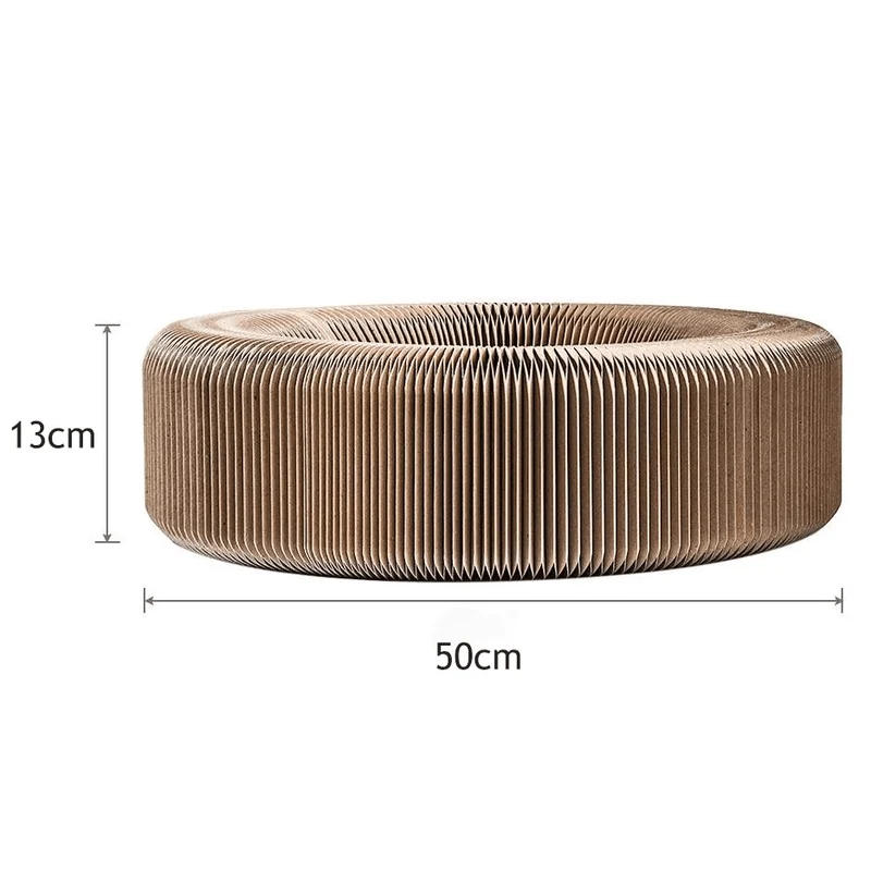 Accordion Cat Scratcher Bed - Playful Furniture for Cats