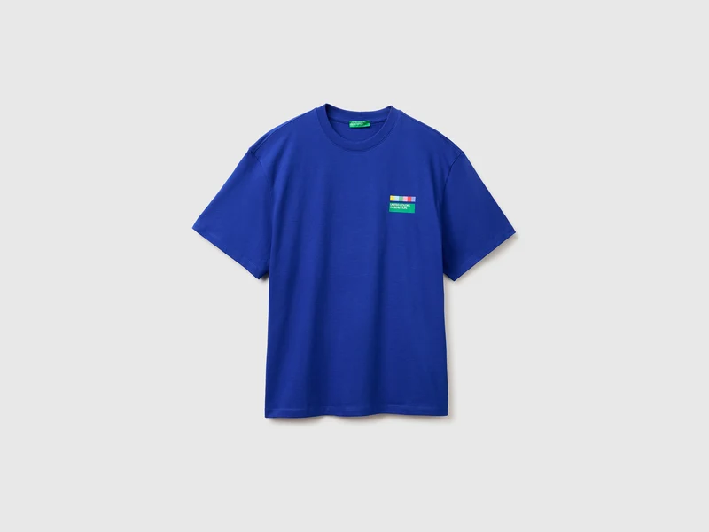 Bedrucktes T-Shirt mit lockerer Passform