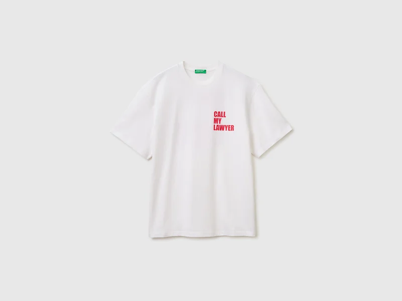 Bedrucktes T-Shirt mit lockerer Passform