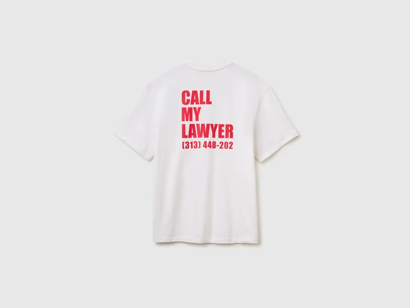Bedrucktes T-Shirt mit lockerer Passform