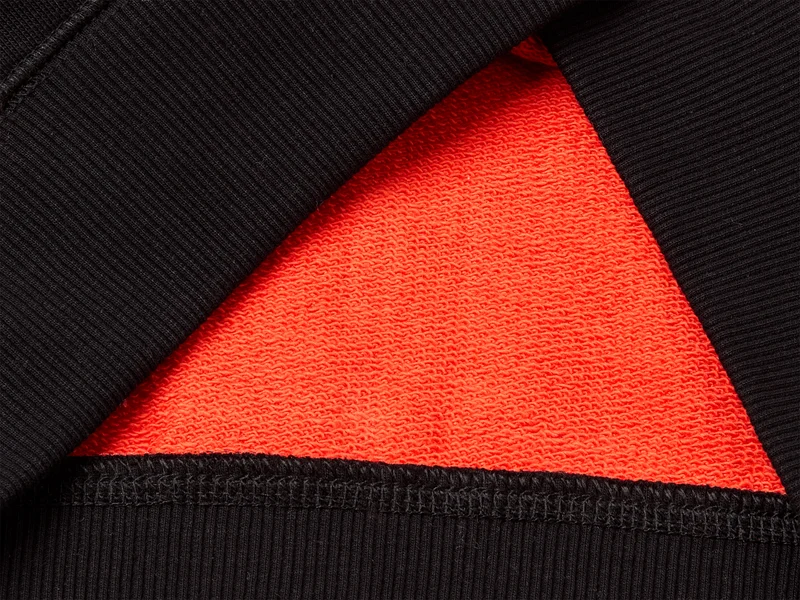 Sweatshirt aus reiner Baumwolle mit Reißverschluss