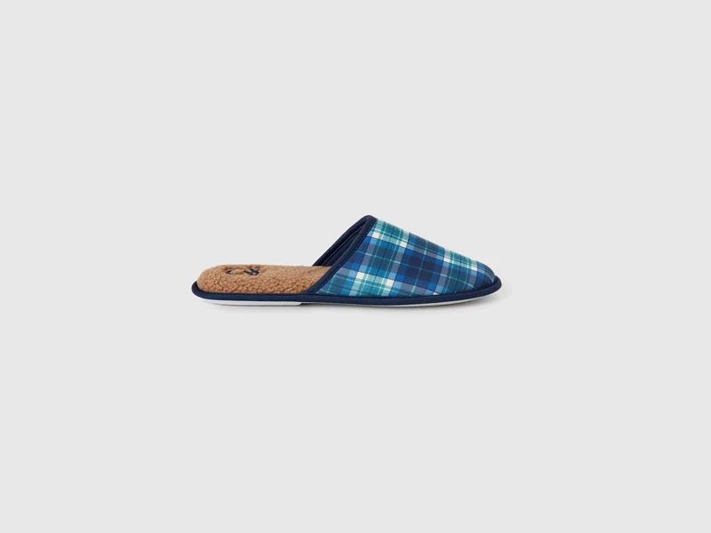 Tartan-Hausschuhe