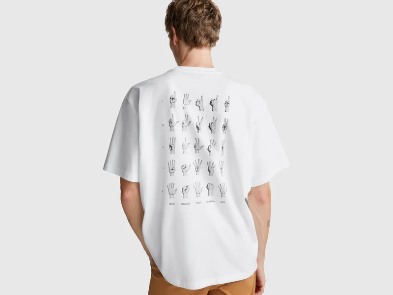 Oversize-T-Shirt mit Print