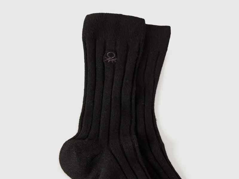 Hohe Socken aus Kaschmirmischung