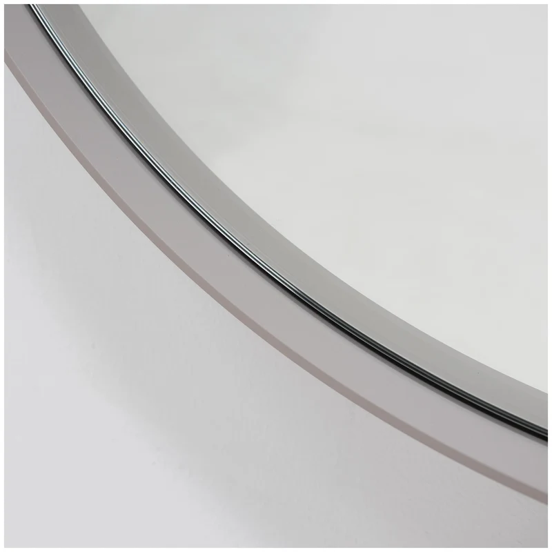 Spiegel DONNA 5 von Spinder, rund, skandinavisch, Stahl, 90x90 cm