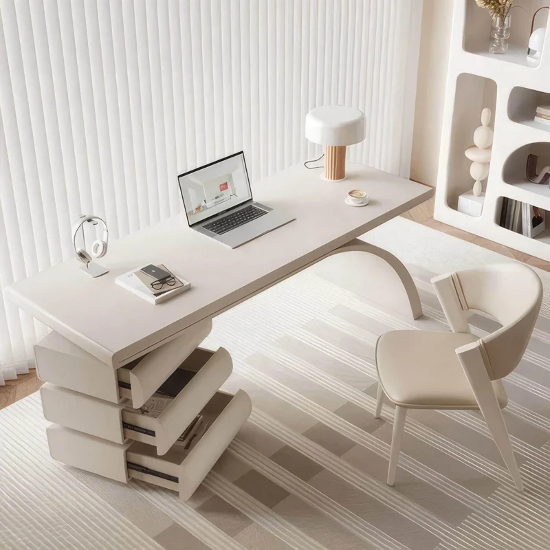 Modern Office Desk - Writing Desk with Storage