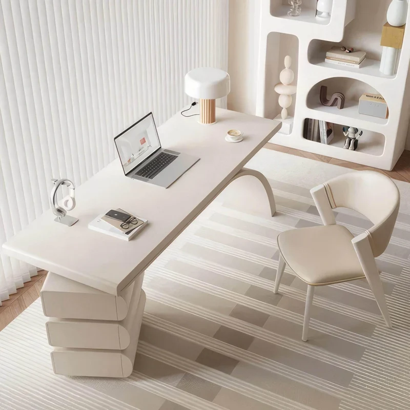 Modern Office Desk - Writing Desk with Storage