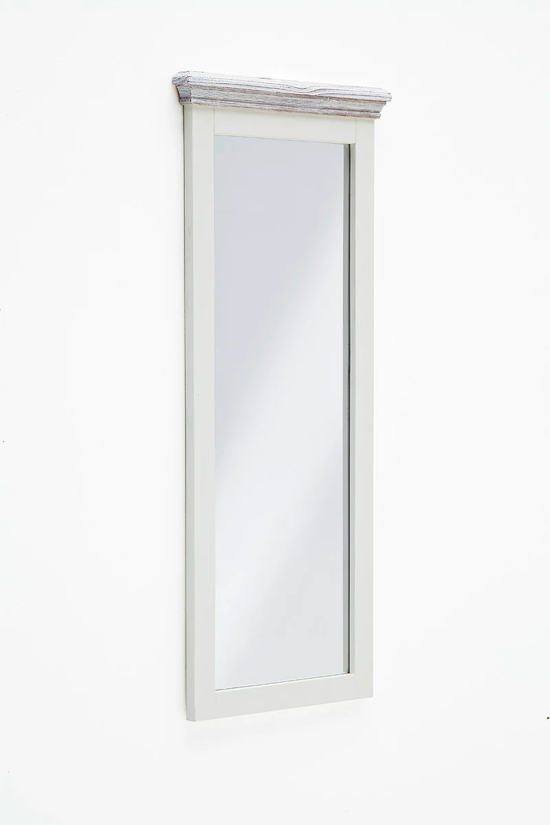 Garderoben Set III Kiefer massiv weiß / white sanded - Opus