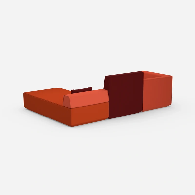 Couch mit Matratze