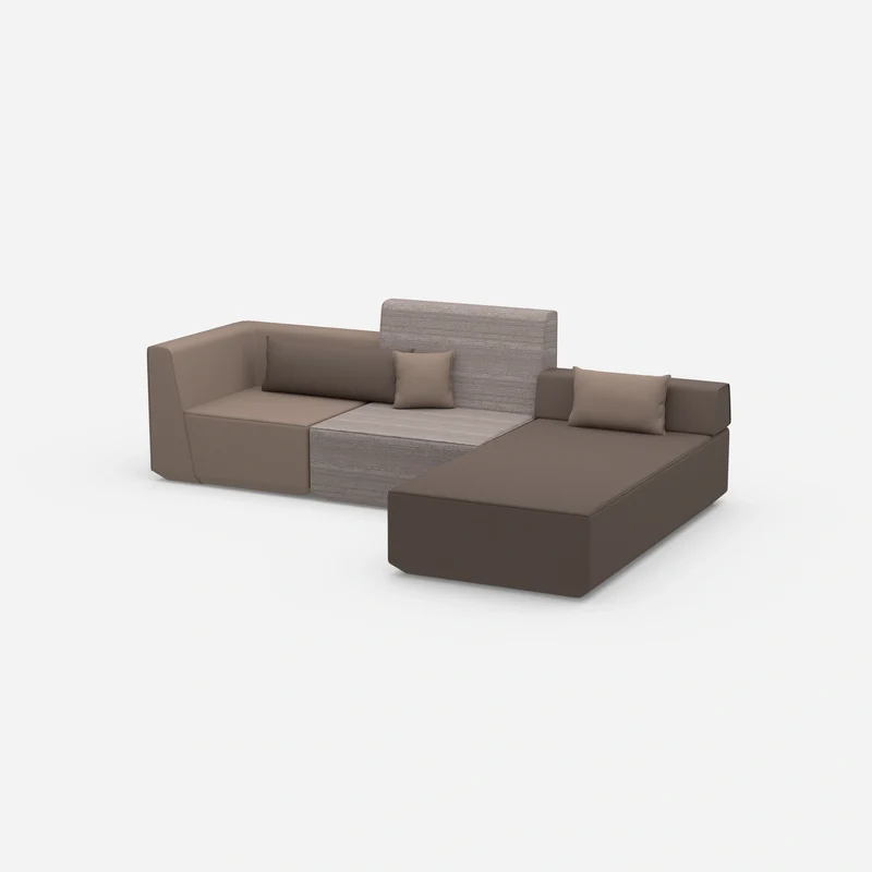 Couch mit Matratze