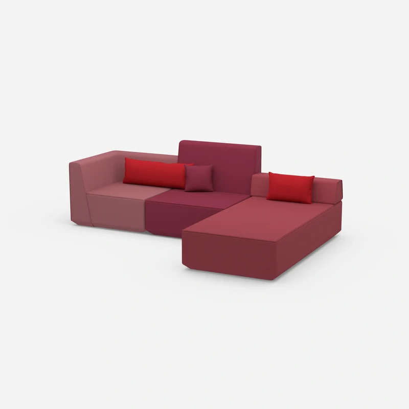 Couch mit Matratze