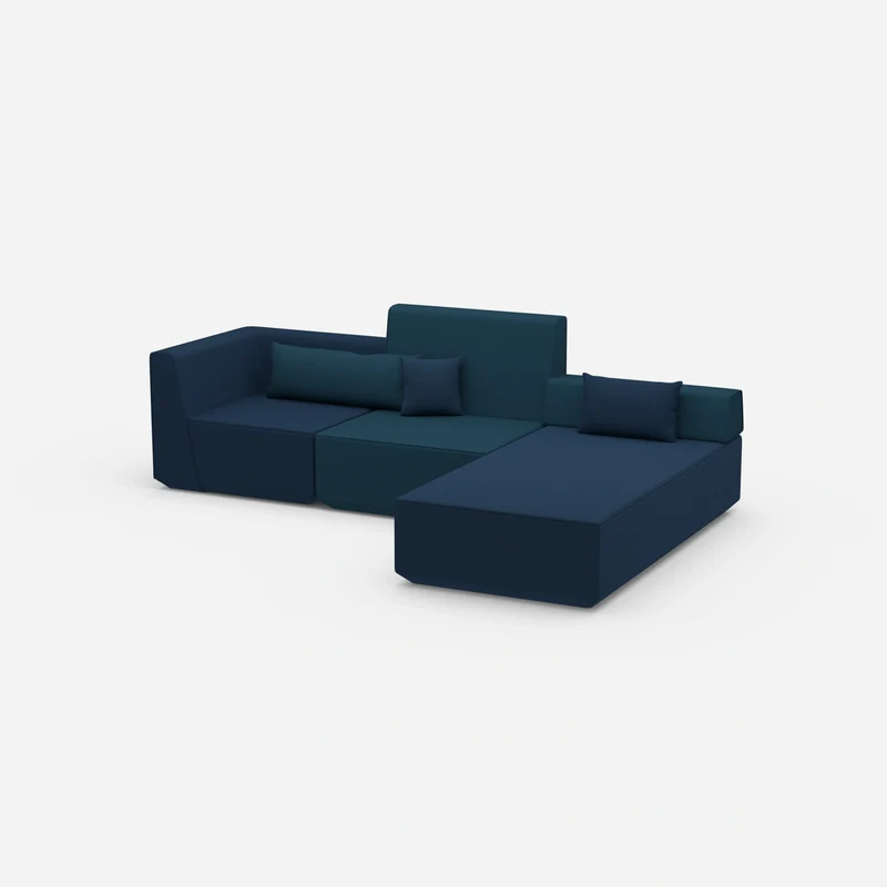 Couch mit Matratze