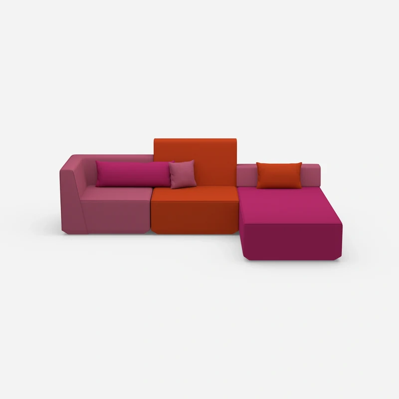Couch mit Matratze