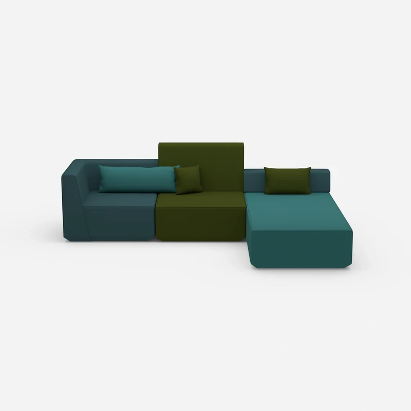 Couch mit Matratze