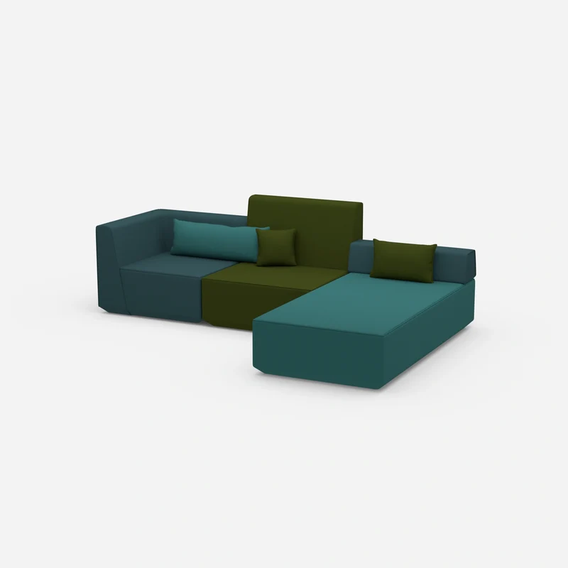 Couch mit Matratze