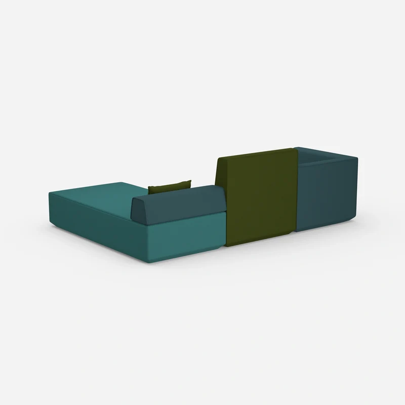 Couch mit Matratze