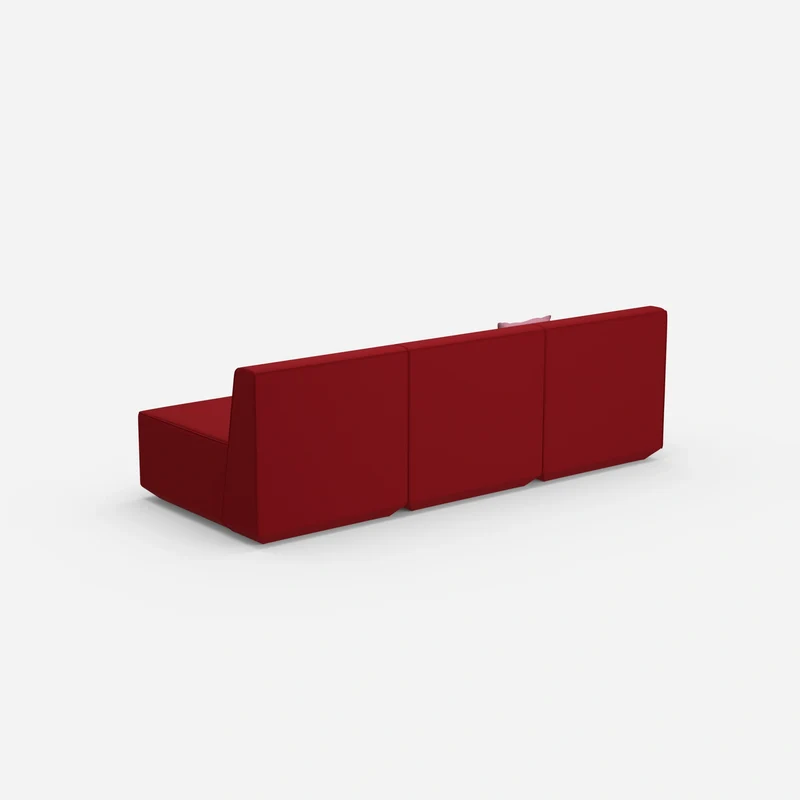Rote 3 Sitzer Sofas