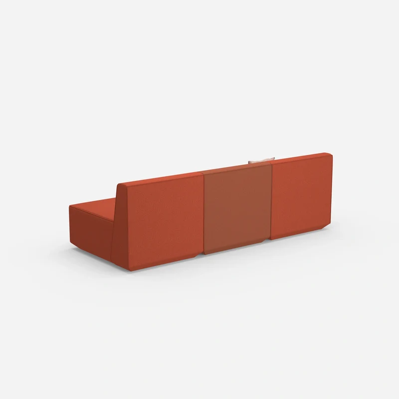 Rote 3 Sitzer Sofas