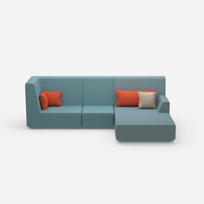 3 Personen Sofa mit Ottomane
