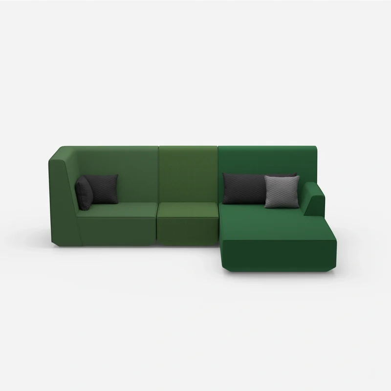 3 Personen Sofa mit Ottomane