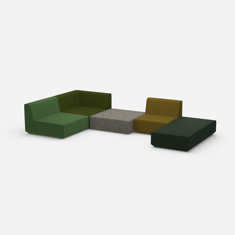 Sofalandschaft als Lounge
