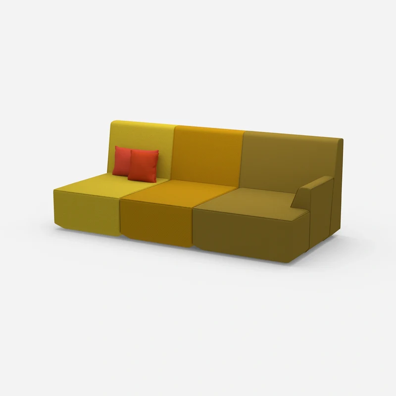 Sofa für 3 als Heimkino