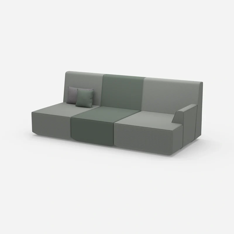 Sofa für 3 als Heimkino