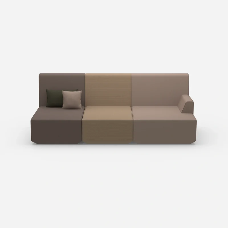 Sofa für 3 als Heimkino