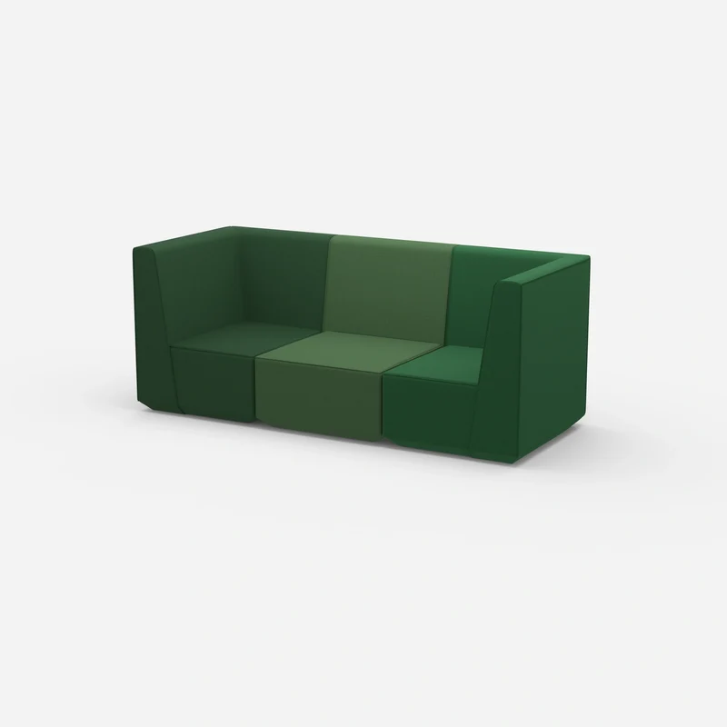 3 Sitzer grün