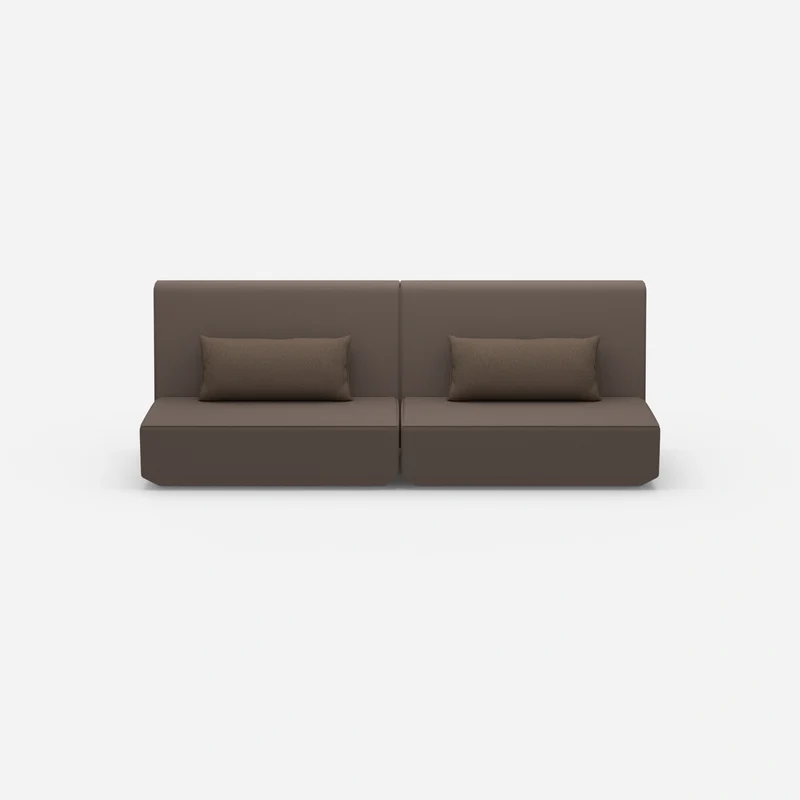Sofa 3 Sitzer braun