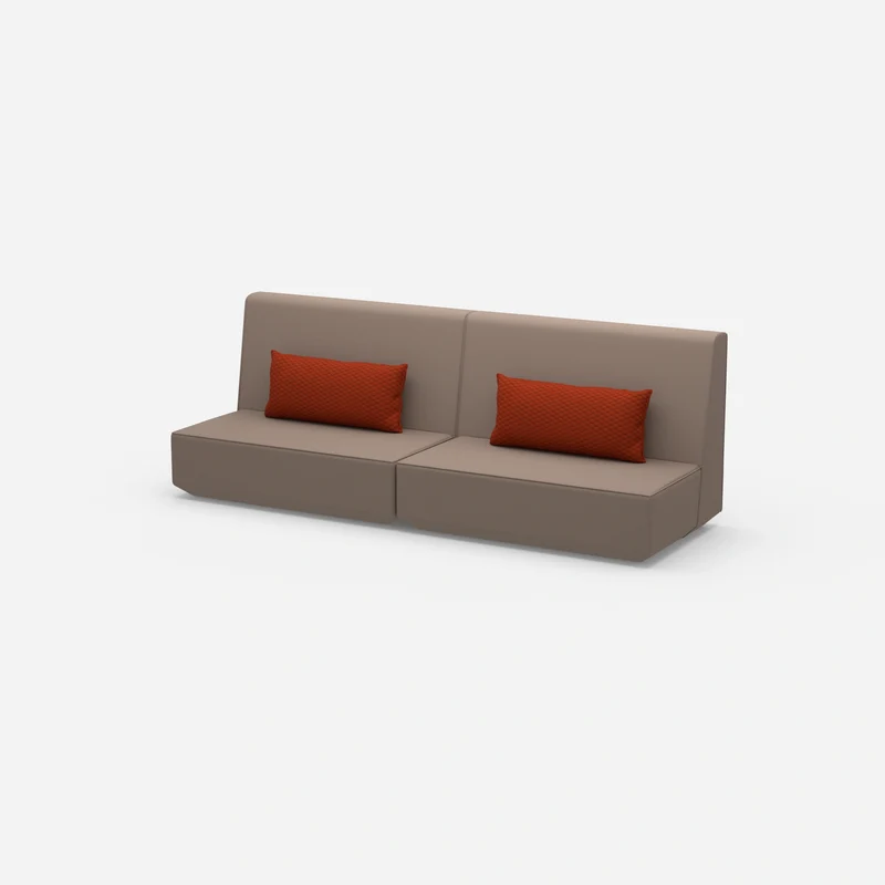 Sofa 3 Sitzer braun