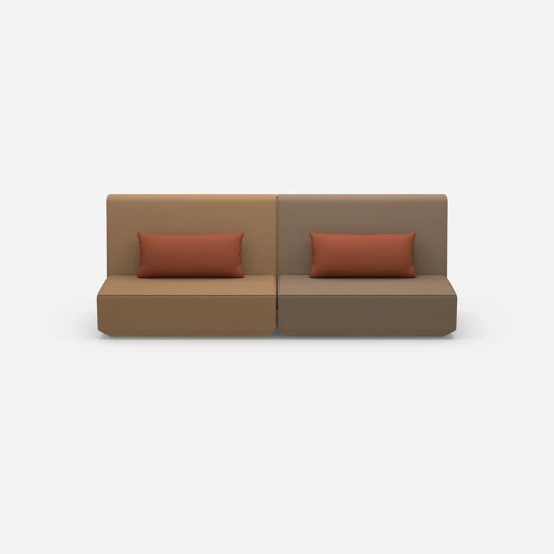 Sofa 3 Sitzer braun