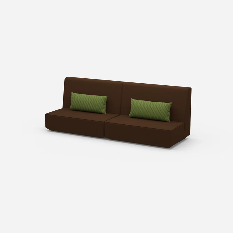 Sofa 3 Sitzer braun