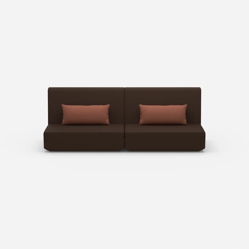 Sofa 3 Sitzer braun