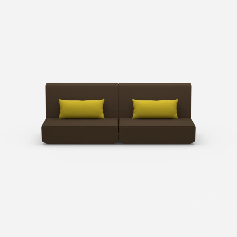 Sofa 3 Sitzer braun