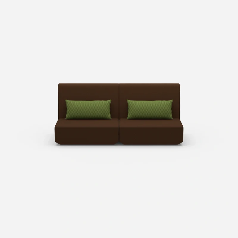 3 Personen Sofa braun