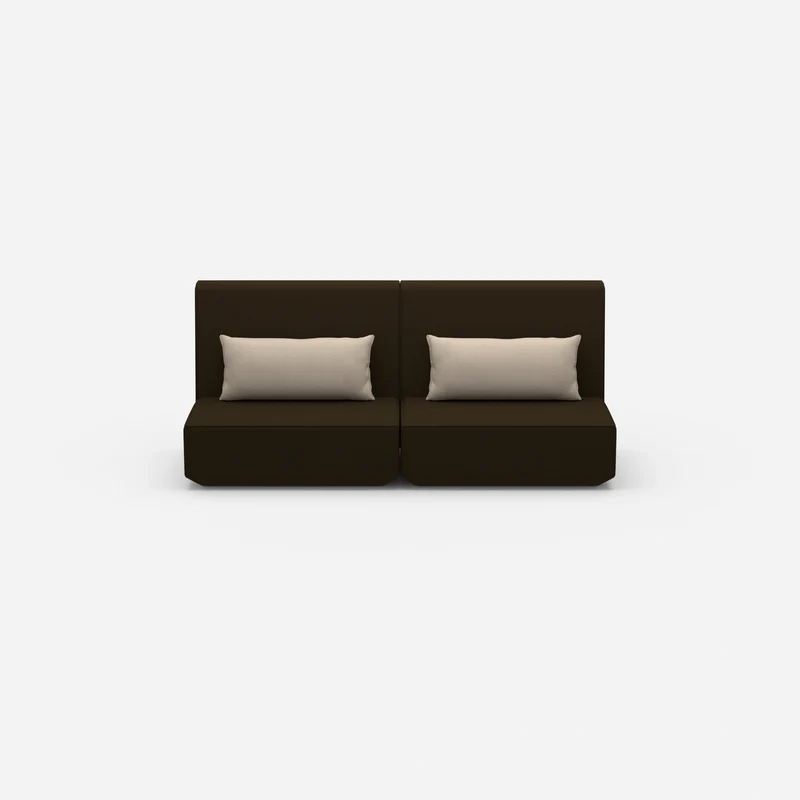 3 Personen Sofa braun