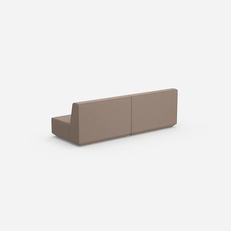 Modulares Sofa 3er in Braun