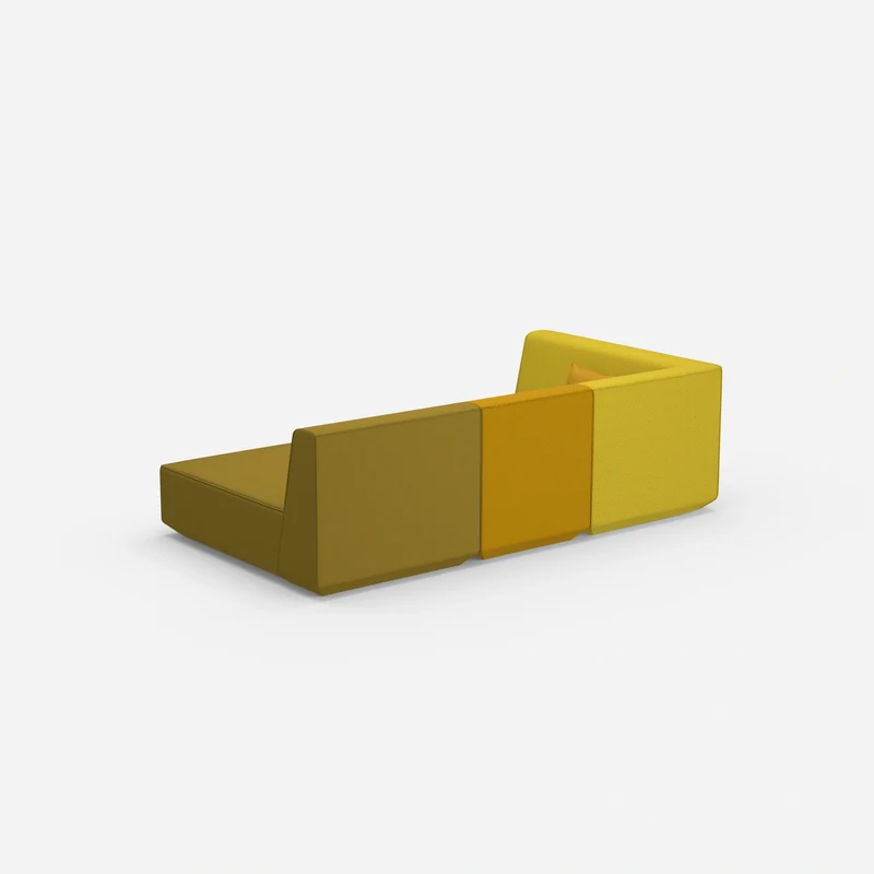 3 Sitzer Sofa modular mit Liegefunktion