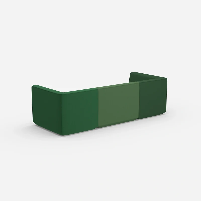 Sofa Dreisitzer grün