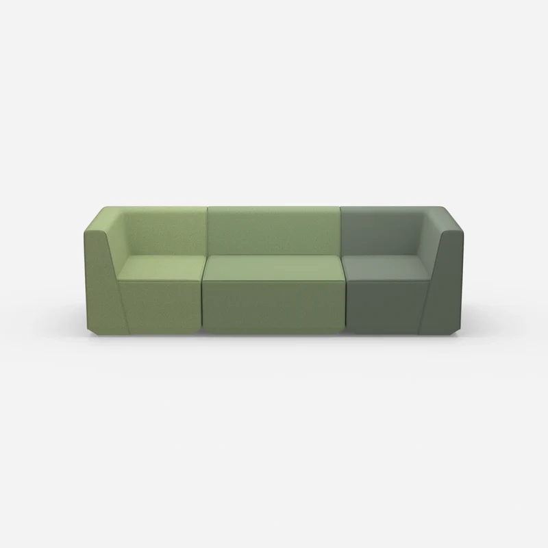 Sofa Dreisitzer grün