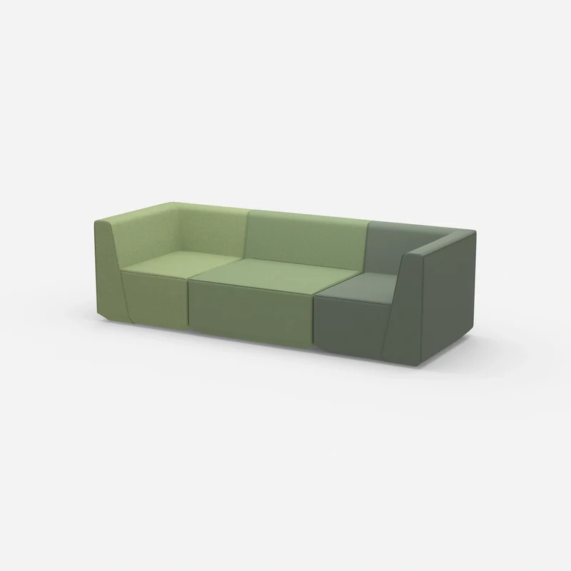Sofa Dreisitzer grün