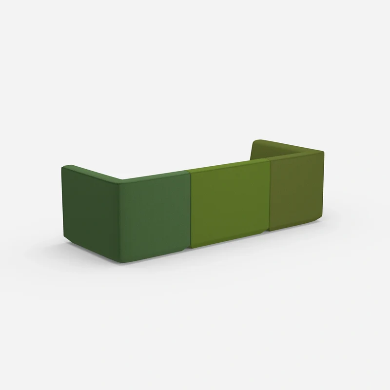 Sofa Dreisitzer grün